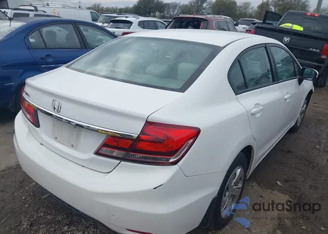 2014 Honda Civic Lx из США, поврежденный, VIN 19XFB2F51EE254463